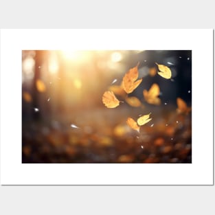 Leaf Air Nature Serene Tranquil Peaceful Posters and Art